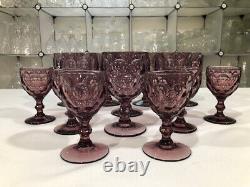 Provincial Amethyst by Imperial Glass Ohio 14pcs of Vintage Drinkware
