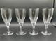 RARE Set of 4 ORREFORS Crystal Carina Claret Wine Glasses, 6 1/2'', Signed, MINT