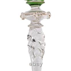 RARE Set of 8 Antique Art Nouveau Wine Glasses Circa 1900 Vintage Estate