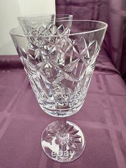 RARE VINTAGE Set of 6 Waterford Crystal PATRICK Water/Wine Glasses 7 Ireland