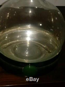 RARE Vintage GUCCI decantur with original stopper silverplate Barware wine carafe
