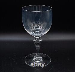 READ Baccarat France Crystal Normandie Claret Wine Glasses 5 5/8- Set of 4