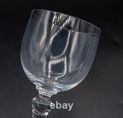 READ Baccarat France Crystal Normandie Claret Wine Glasses 5 5/8- Set of 4