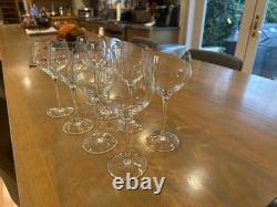 ROSENTHAL 12 BEAUTIFUL Vintage 1995 Crystal Red Wine Glasses Excellent condition