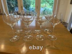 ROSENTHAL 12 BEAUTIFUL Vintage 1995 Crystal Red Wine Glasses Excellent condition