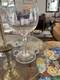 Ralph Lauren Crystal Bedford Wine Glass Rare, vintage 7-1/2 inch tall