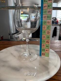 Ralph Lauren Crystal Bedford Wine Glass Rare, vintage 7-1/2 inch tall