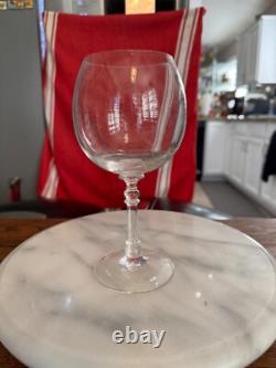 Ralph Lauren Crystal Bedford Wine Glass Rare, vintage 7-1/2 inch tall