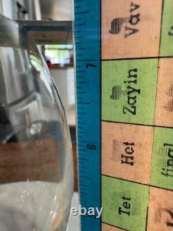 Ralph Lauren Crystal Bedford Wine Glass Rare, vintage 7-1/2 inch tall
