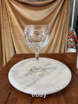 Ralph Lauren Crystal Rare Vintage Edward Balloon Red Wine 5 Glasses 8 inch tall