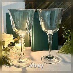 Ralph Lauren Landon Wine Glasses Vintage Lauren Crystal 13.5 Oz Wine Glasses 2