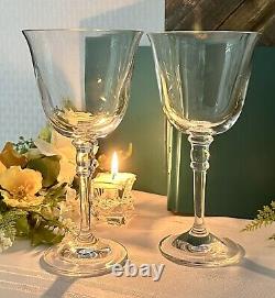 Ralph Lauren Landon Wine Glasses Vintage Lauren Crystal 13.5 Oz Wine Glasses 2