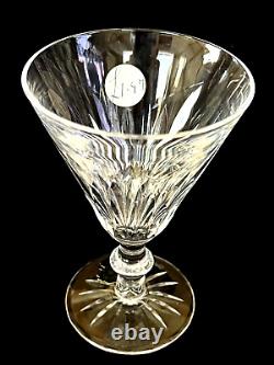 Rare 12-PC SET Vintage Waterford Crystal Eileen Wine Glasses Signed + Stickers