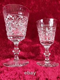 Rare'Royal Scot' by EDINBURGH CRYSTAL Set Water/Wine