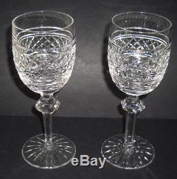 Rare VINTAGE Waterford Crystal CASTLETOWN (1968) 6 White Wine Glasses