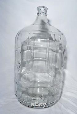 Rare Vintage 5 Gallon glass Mexico Beer Wine Water Bottle Jug with org. Box