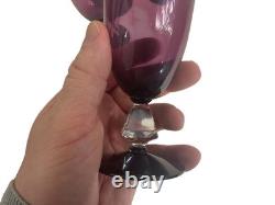 Rare Vintage Bryce Amethyst Aquarius Glassware Set (1950s) Water Goblets, Wine