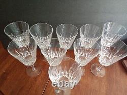 Rare Vintage Crystal SPIEGELAU Water/Wine Goblet set of 11 Glasses GERMANY Rare