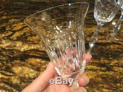 Rare Vintage Cut Crystal Wine Glasses (set Of 6) Reduced