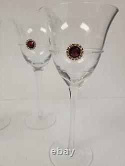 Rare Vintage Rococo Revival Wine Glasses