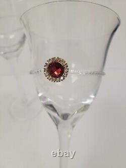 Rare Vintage Rococo Revival Wine Glasses