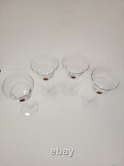 Rare Vintage Rococo Revival Wine Glasses