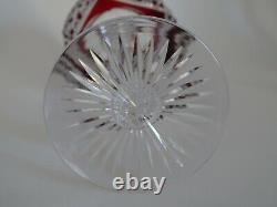 Rare Vintage Roemer Wine Glass Crystal Val Saint Lambert Design Red