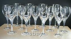 Rare- Vintage Set Of (13pc) Noritake Platinum Turning Point Wine & Water Goblets