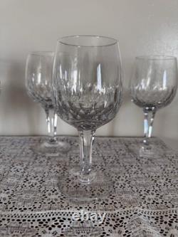 Rare! Vintage! Set Of 6 -Royal Doulton Clarendon Crystal 7 Wine Glasses