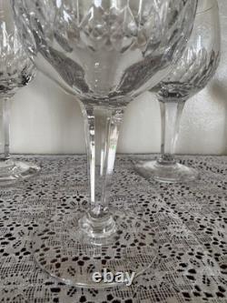 Rare! Vintage! Set Of 6 -Royal Doulton Clarendon Crystal 7 Wine Glasses
