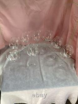 Rare Vintage Set of Eight Mikasa Wine/ Water / Aperitif Glasses