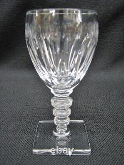 Rare Vtg. Set of 13 Hawkes St. George Hand Cut Square Base Wine/Dessert Glasses