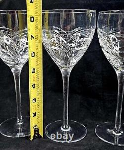 Rogaska Crystal MAESTRO Arch Design Water Wine Glasses 7.5-8.25 Vtg Set of 4