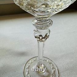 Rogaska Gallia Balloon Wine Glasses 8 Goblets Etched Crystal Vintage Signed