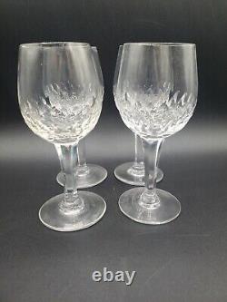 Royal Doulton Clarendon glass set of 4 wine glasses vintage crystal