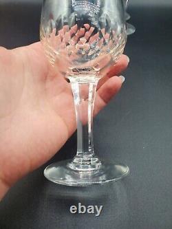 Royal Doulton Clarendon glass set of 4 wine glasses vintage crystal