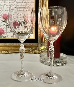Royal Doulton Dawn Wine Glasses Vintage Doulton Blown Clear Wine Goblets 2