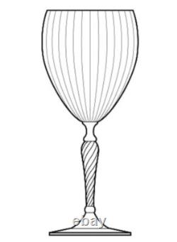 Royal Doulton Dawn Wine Glasses Vintage Doulton Blown Clear Wine Goblets 2