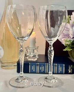 Royal Doulton Dawn Wine Glasses Vintage Doulton Blown Clear Wine Goblets 2