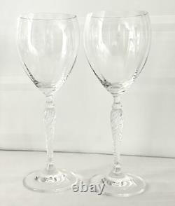 Royal Doulton Dawn Wine Glasses Vintage Doulton Blown Clear Wine Goblets 2