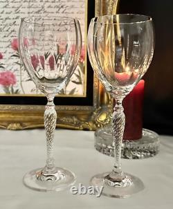 Royal Doulton Dawn Wine Glasses Vintage Doulton Blown Clear Wine Goblets 2