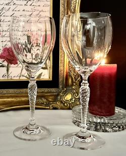 Royal Doulton Dawn Wine Glasses Vintage Doulton Blown Clear Wine Goblets 2
