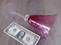 SET 6 THEREISENTHAL Crystal F. SCHMIDT GARDA Rose Swirl 8 Water Wine Goblets #2