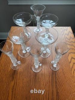 STEMWARE Vintage French Bayel Bacchus Crystal