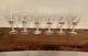 STUART-Six Mid-Century Modern'Newport' Wine Glasses-Air Twist Stem-C. 1965