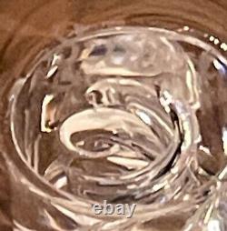 STUART-Six Mid-Century Modern'Newport' Wine Glasses-Air Twist Stem-C. 1965