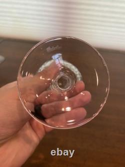 STUNNING SET(12) VTG WATERFORD Crystal COLLEEN Hock Wine Glasses 7.5H SIGNED