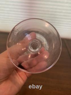 STUNNING SET(12) VTG WATERFORD Crystal COLLEEN Hock Wine Glasses 7.5H SIGNED
