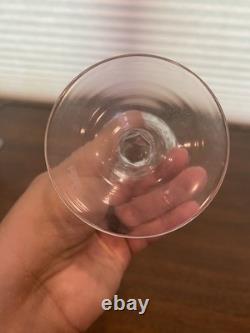 STUNNING SET(12) VTG WATERFORD Crystal COLLEEN Hock Wine Glasses 7.5H SIGNED