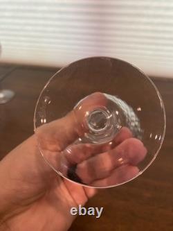 STUNNING SET(12) VTG WATERFORD Crystal COLLEEN Hock Wine Glasses 7.5H SIGNED